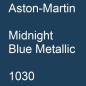 Preview: Aston-Martin, Midnight Blue Metallic, 1030.